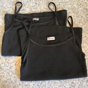 MICHAEL STARS Bundle of 2 100% Cotton Camisoles Made in USA